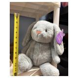 BUNNY plushie 12' tall sitting