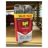 raid 2 cans ant & roach spray 17oz@