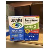 2 boxes eye vitamins ocuvite/ areds2 90ct/100ct