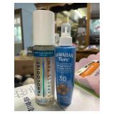 1 hawaiian tropic spf 30 & 1 tanologist medium