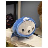 CAT in shark costume plushie 10' long