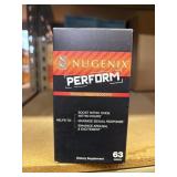 mens nugenix perform 63 tablets exp 7/26