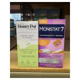 monistat 7 & honey pot for ph female levels