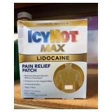icy hot max 5 patches lidocaine exp 6/26
