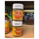 2  (50ct@) olly probiotics gummies exp 7/26