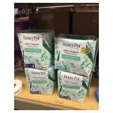 4 pks honey pot pads overnight & super 12 to 16ct
