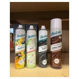 4 cans dry shampoo 3.8 to 5.7oz@