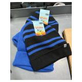 4 Kid's Hats Black & Blue - Heat Logic
