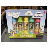 Bluey Jumbo Chalk with holders set of 5