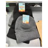 4 Kid's Hats Black & Gray - Heat logic
