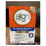 align probiotic 28 ct exp 1/27 bloatin relief &