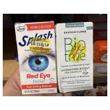 bio true hydration for contacts, splash red eye
