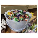 bucket of cadbury cream eggs
