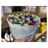 bucket of cadbury cream eggs