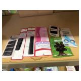 4 combs, hair ties, bobby pins, hair mask, scissor