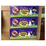 3 pks creme eggs cadbury eggs 4egg pk   4.8oz@