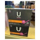 2 boxes U by KOTEX 32C@ super plus tampons