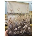 canvas floral print 16.25' x 23'