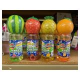4 bottles scented bubbles 8oz@