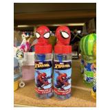 2 spiderman bubbles 8oz@