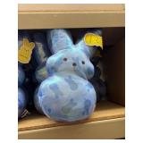 stuffy PEEP BLUE shiny bunny