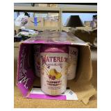 7 cans waterloo sparkling water raspberry nectarie