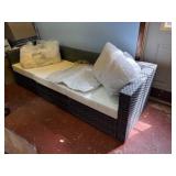 patio outdoor couch blue woven 38' x 85' w.