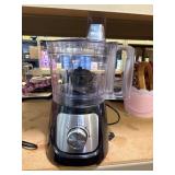 amazon basics food processor, used, crack in spout
