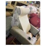 reading cushion with arm rest, cup holder, lumbar