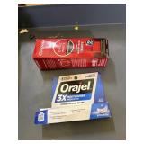 orajel, colgate toothpaste optic white exp5/27