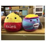 5'squishmallow patricia the chips, floyd the fries