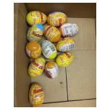 11 starburst, 1 M&M filled easter eggs wgt 1.6oz