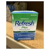refresh plus 30 vials lubricating eye drops