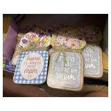 5 mothers day wood signs,