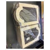 4 chalkboard key holder wood cabinets 8.5'x2.5'x6