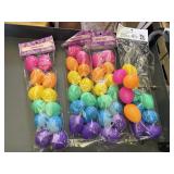 4 pks 12ct@ plastic easter eggs