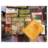 box of cook books southern living, slim down