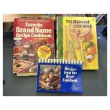 1960 sunset cookbook, 1981 favorite brands,  &