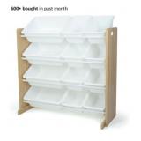 NUTIKAS toy storage  organizer 12 bins, 4 tiers