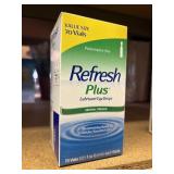 refresh plus lubricant eye drops,70 ind. vials