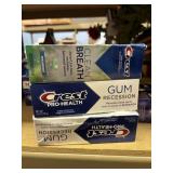 2pk crest gum recession, 1crest clean breath