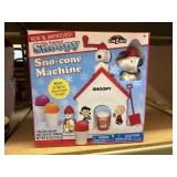 snoopy snow cone machine by crazy art