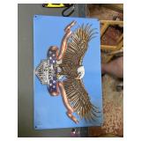 metal sign HARLEY DAVIDSON 3D 18' x 11'
