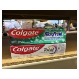 2 colgate toothpaste 5 & 6oz exp 2027