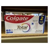 2 colgate total active toothpaste 5.1oz@exp10/26