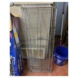 2 Metal Shelves 18' x 4 ft