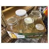 Set of 5 Jars - 2 lg pickle, 2 half gal, & 1 qt
