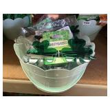 15 novelty shamrock glasses, st patricks day