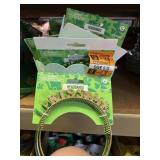 13 pks plastic head bands 3ct@ st. partricks day