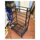 dumb bell rack or other storage rack w/ wheels
